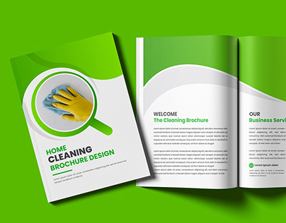 Cleaning Brochure Design