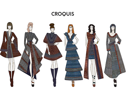 Moroccan Inspired Fashion Croquis