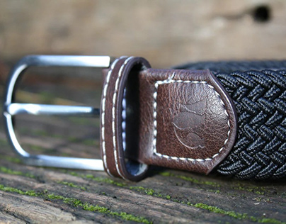 Classic Stretchy Woven Belts For Men