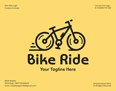 Bike Logo, Bike Ride Logo, Cycling Logo Design