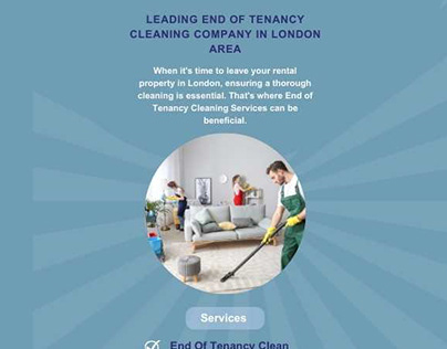 Established End of Tenancy Cleaning Service in London