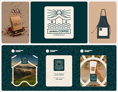 Brand Identity Logo Design - Amma Coffee