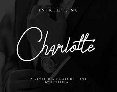 Charlotte Script Font by Letterfall