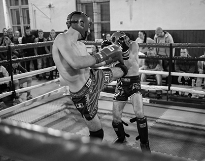 Boxing and kickboxing sparring, Kulpin, Serbia