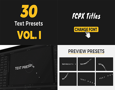 Text Presets For Final Cut Pro X