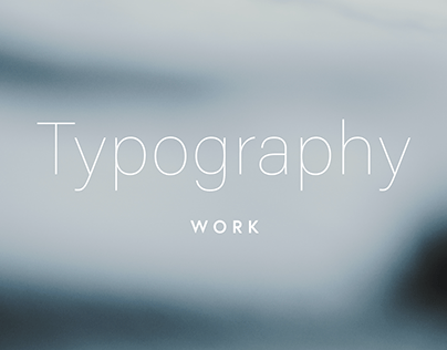 Typography work