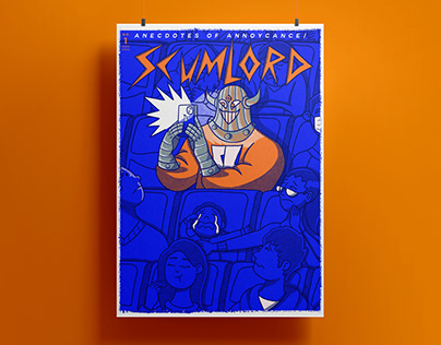 SCUMLORD Poster & Comic for Kult Studio