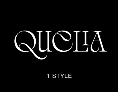 Quelia - Organic Display Typeface