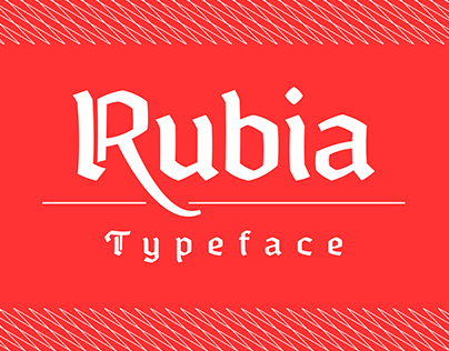 Rubia Typeface