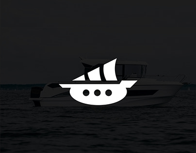 minimalist logo, logo design, boat logo