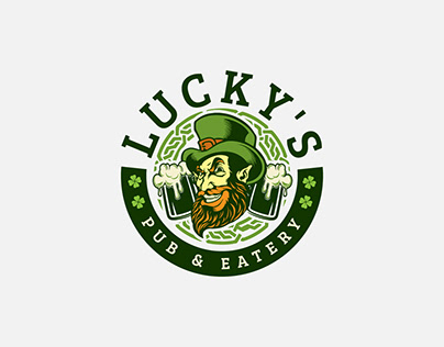 Lucky's Pub & Eatery - Visual Identity Design