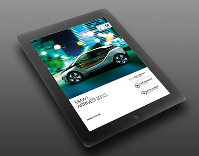 BMWi interactive iPad advert