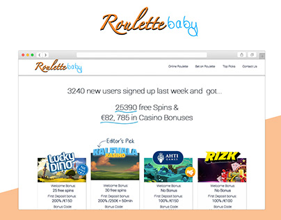 Roulette Baby Landing Page Full