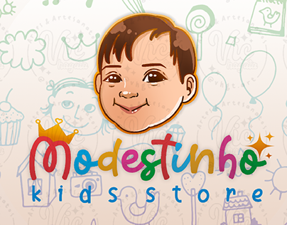 Logo Modestinho Kids Store