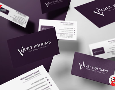 Velvet Holidays Logo & Business Branding