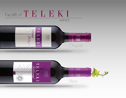 Teleki wines - facelift, new product design, etc.