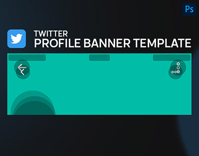 Twitter profile banner template