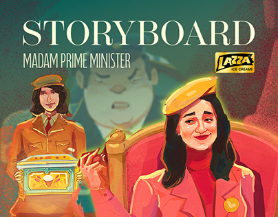 Storyboard | Madam Prime Minister - Lazza Ice cream