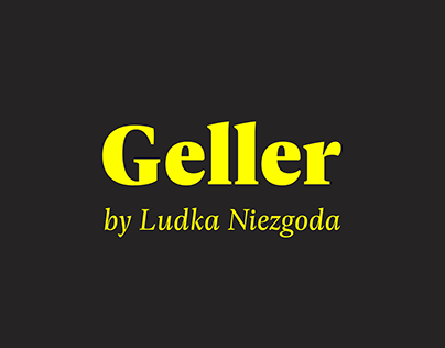Geller Typeface