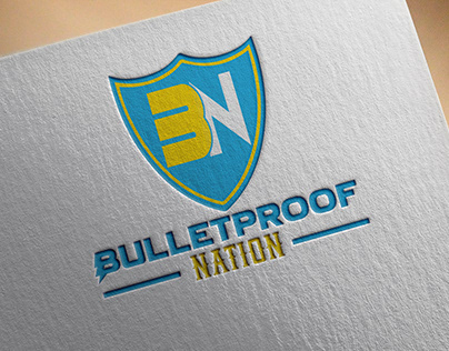 BN (Bulletproof Nation) logo design