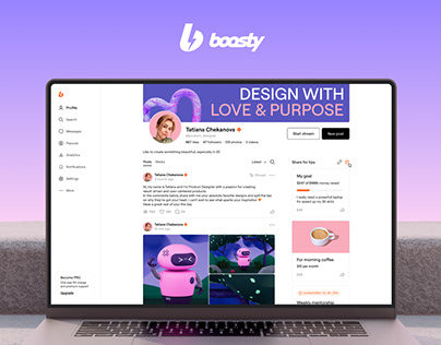 Boosty - Website Redesign