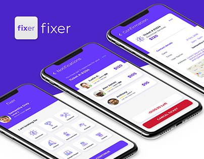 Fixer App UX/UI | iOS, Android