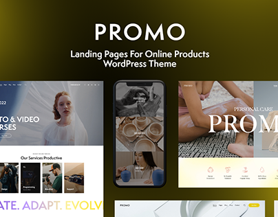 Landing Pages for Online Products WordPress Theme