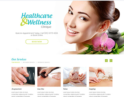 Healtcare & Wellness Website