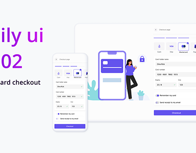 daily ui #002 (credit card checkout)