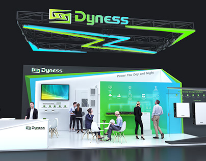 Dyness Solar&Storage 2023-Birmingham Booth Design