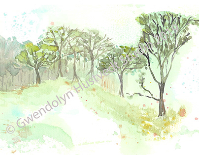 Forest Watercolor