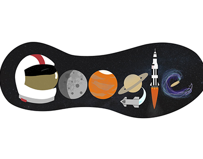 Google Doodle - Space Day