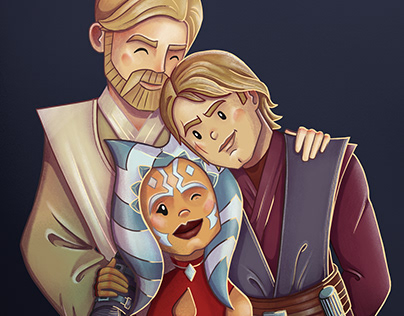 Obi-wan, Anakin & Ashoka