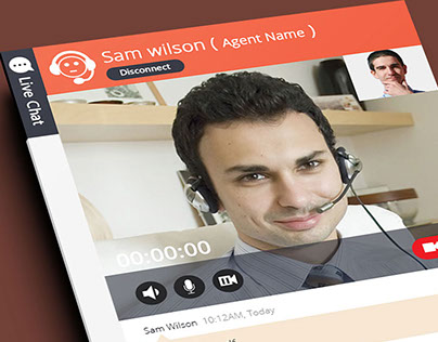 User Interface Workflow of Live Chat App