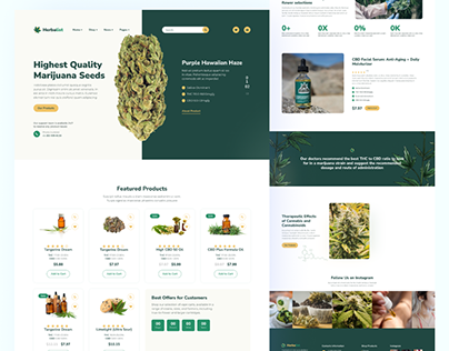 Weed Store Landing Page