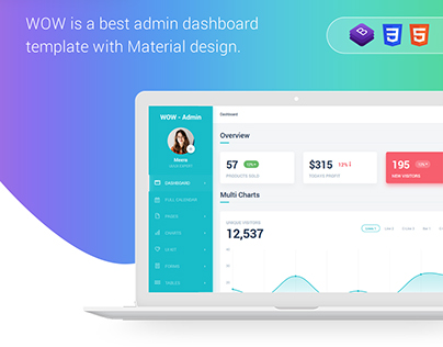 $12 WOW | Admin Panel | Dashboard Concept
