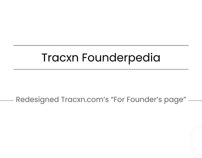 Tracxn Founderpedia