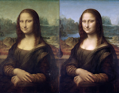 Mona Lisa - digital restoration