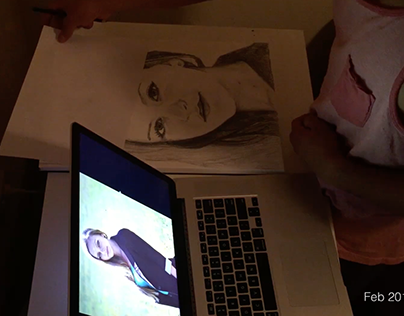 Project thumbnail - Portrait Sketch using dark shade pencil.