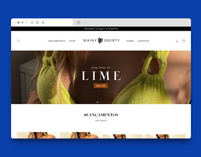 Project thumbnail - Ecommerce Shopify for Bikiny Society integrated ERP