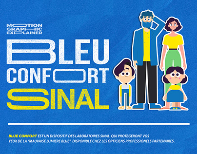 Bleu Confort Sinal motion