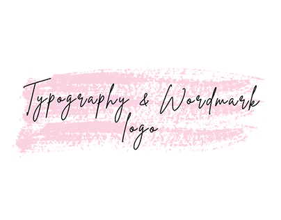 Wordmark logo or typegraphy logo