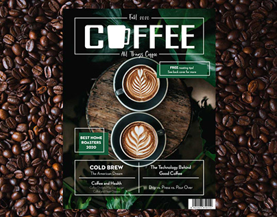 Coffee Magazine Cover