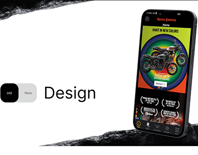 Project thumbnail - Royal Enfield App Redesigned