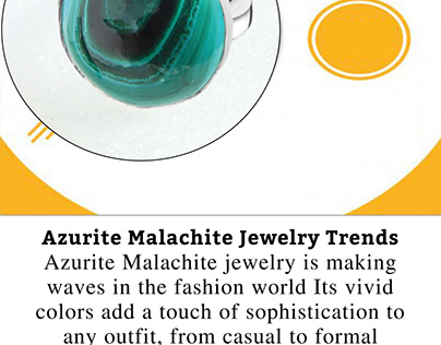 Azurite Malachite Jewelry: A Fusion of Earth's Beauty