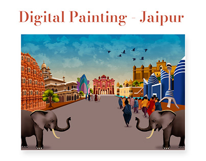 Digital Painting : Jaipur