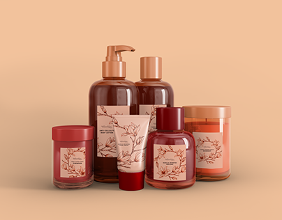 Magnolias cosmetics / Packaging Design