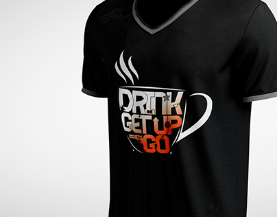 DRINK GETUP GO T-shirt