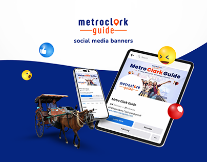 Metro Clark Guide // Social Media Banners