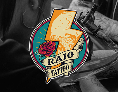 Logomarca Raio Tattoo